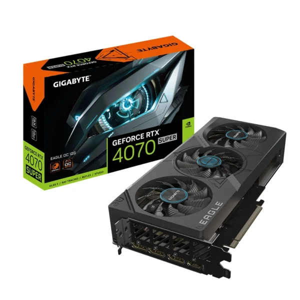 Gigabyte GeForce RTX 4070 SUPER EAGLE OC 12G front view