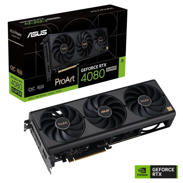 ASUS ProArt RTX 4080 Super OC vue avant 2