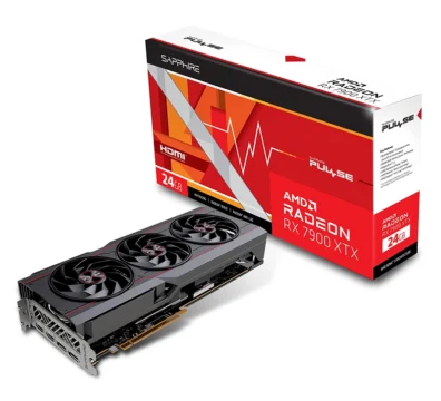 Sapphire PULSE AMD Radeon RX 7900 XTX - Vue avant