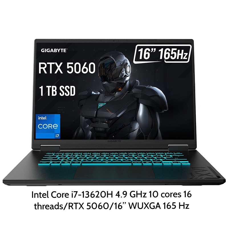 PC portable GIGABYTE Gaming A16 RTX 5060 16 pouces