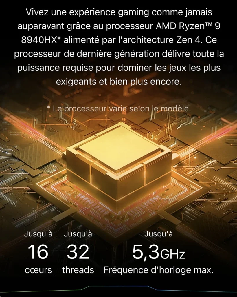 Performances graphiques NVIDIA GeForce RTX 5070 sur MSI Crosshair A16 HX