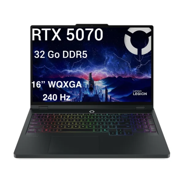 Lenovo Legion Pro 5 Gen 10 16 pouces écran WQXGA 240Hz RTX 5070