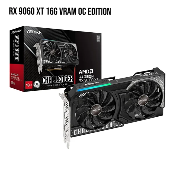 Carte graphique ASRock Radeon RX 9060 XT Challenger 16GB OC