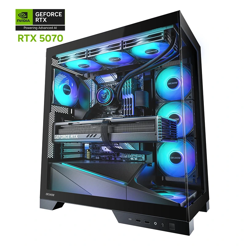 PC Gamer RTX 5070 12GB OC Ryzen 5 7500F 32GB DDR5 SSD 1TB Maroc