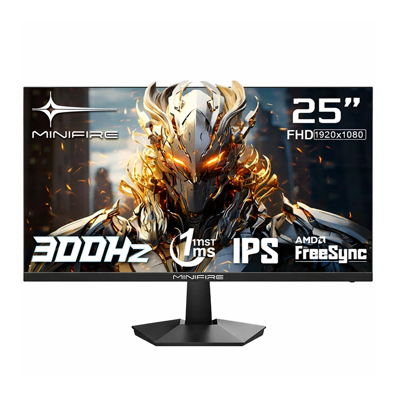 Écran PC Gamer Minifire MFG25X1 Pro 25 pouces 300Hz vue de face