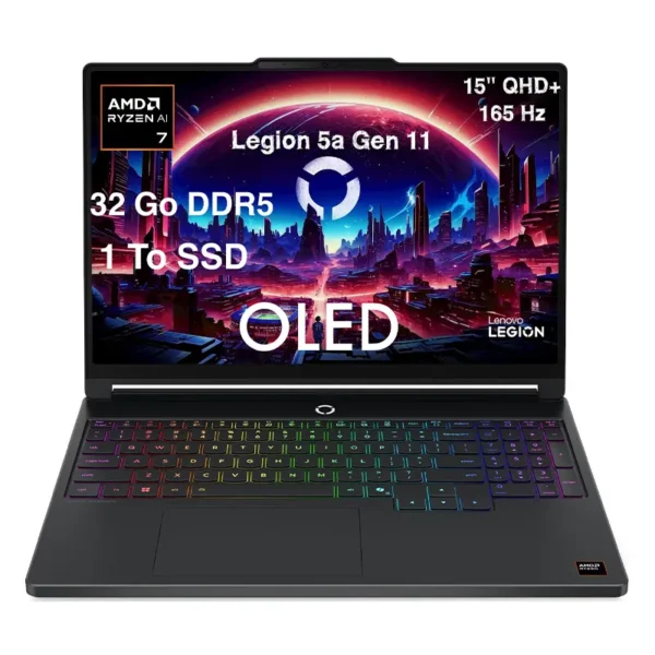 Lenovo Legion 5a Gen 11 32Go DDR5 1To SSD OLED 165Hz