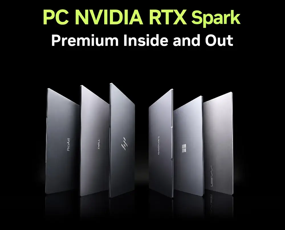 Gamme de PC portables NVIDIA RTX Spark premium et ultra-fins