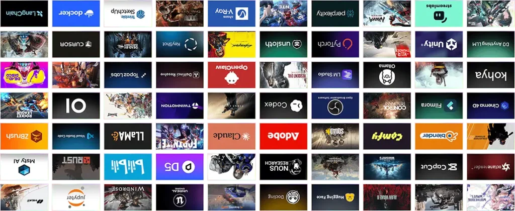 Applications, jeux et logiciels compatibles avec NVIDIA RTX Spark