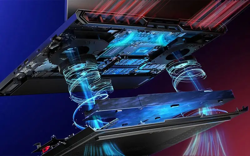Lenovo Legion Pro 5i Gen 10 système de refroidissement ColdFront